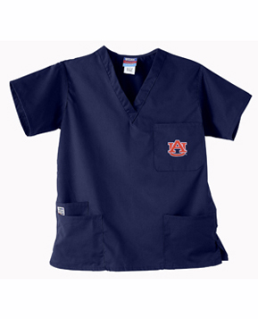 Auburn University Navy 3-Pocket Top